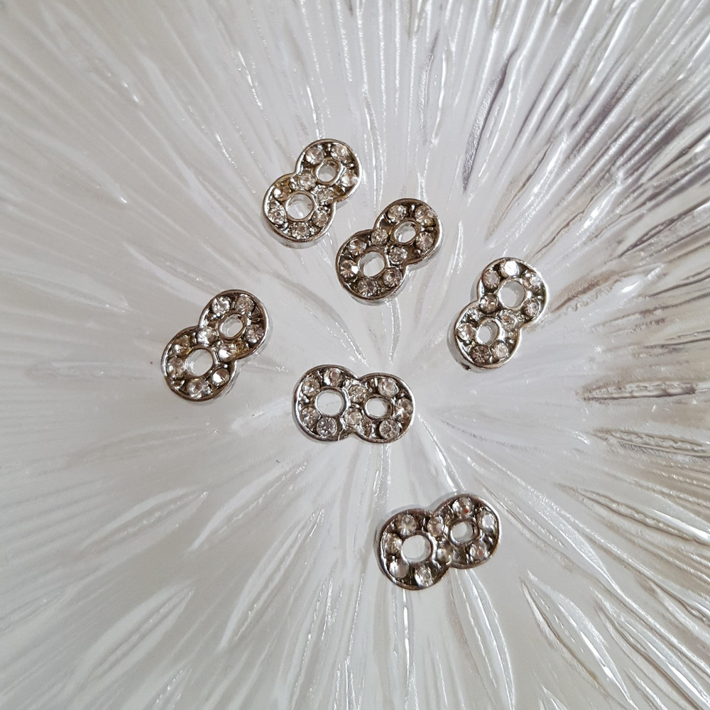 Number 8 Floating Charm for Picture Lockets